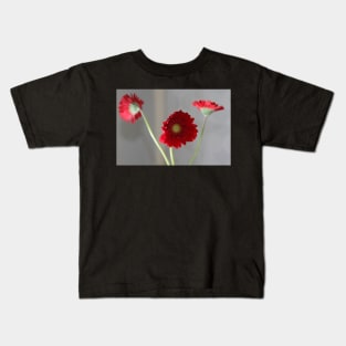 red gerber daisies Kids T-Shirt